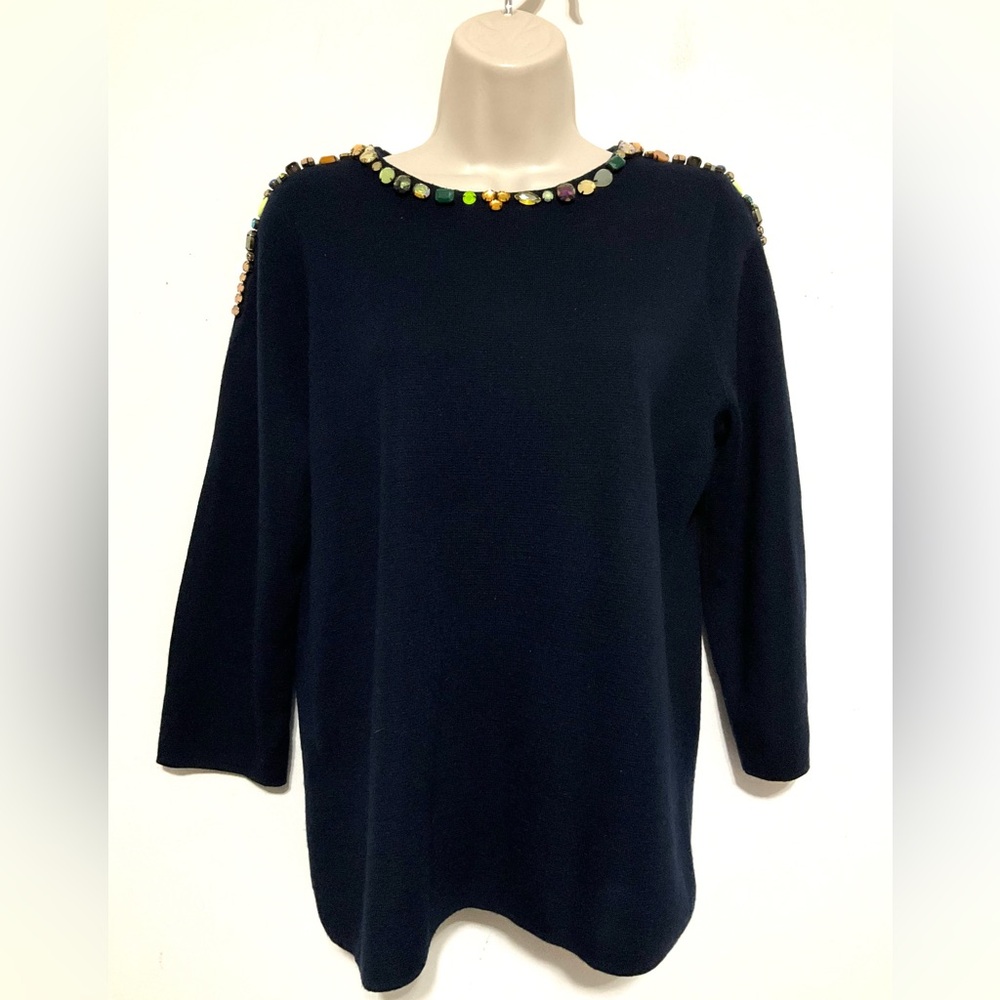 J.Crew jeweled sweater